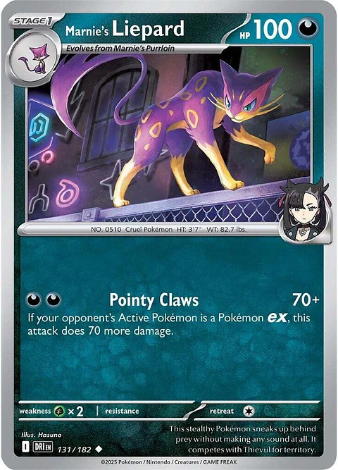 Marnie's Liepard - 131/182 - Uncommon - DRI 