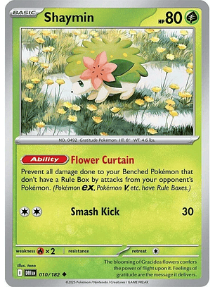 Shaymin - 010/182 - Uncommon - DRI 