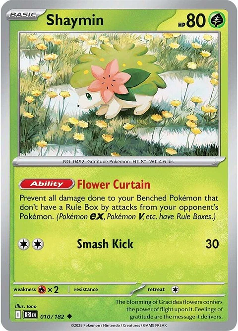 Shaymin - 010/182 - Uncommon - DRI 