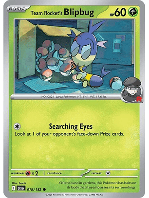 Team Rocket's Blipbug - 015/182 - Common - DRI 