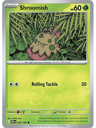 Shroomish - 005/182 - Common - DRI 