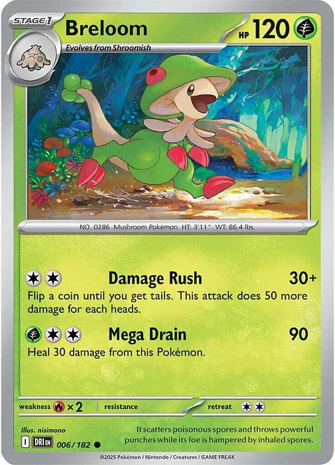 Breloom - 006/182 - Common - DRI 