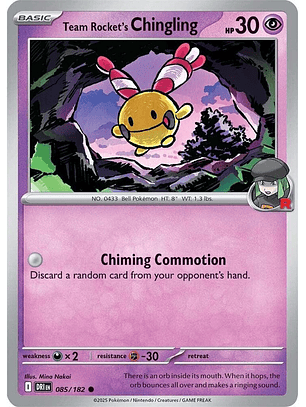 Team Rocket's Chingling - 085/182 - Common - DRI 