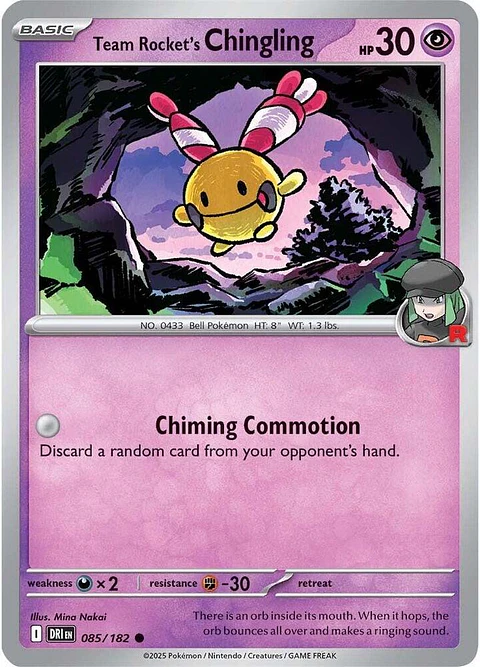 Team Rocket's Chingling - 085/182 - Common - DRI 
