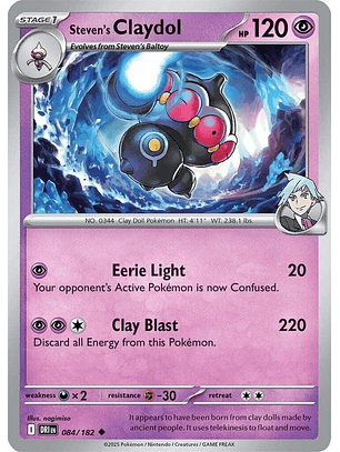 Steven's Claydol - 084/182 - Uncommon - DRI 