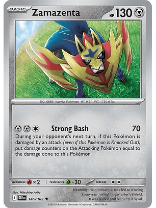 Zamazenta - 146/182 - Holo Rare - DRI 