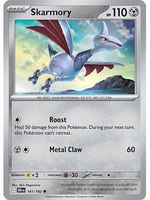 Skarmory - 141/182 - Common - DRI 