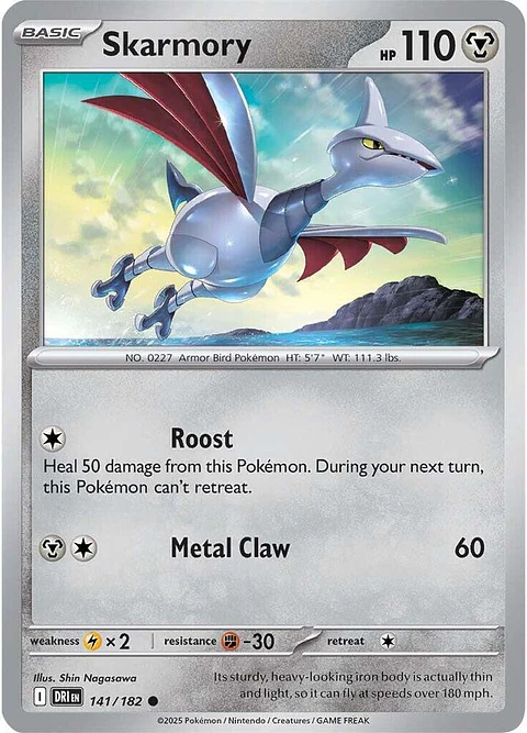 Skarmory - 141/182 - Common - DRI 
