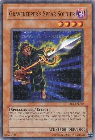 Gravekeeper's Spear Soldier - DR1-EN010 - Common 1