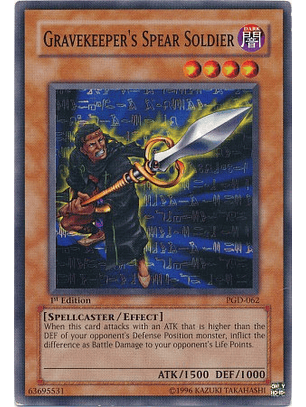 Gravekeeper's Spear Soldier - PGD-062 - Common
