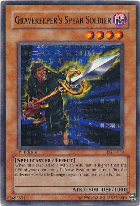 Gravekeeper's Spear Soldier - PGD-062 - Common