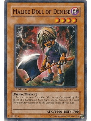 Malice Doll of Demise - SOD-EN018 - Common