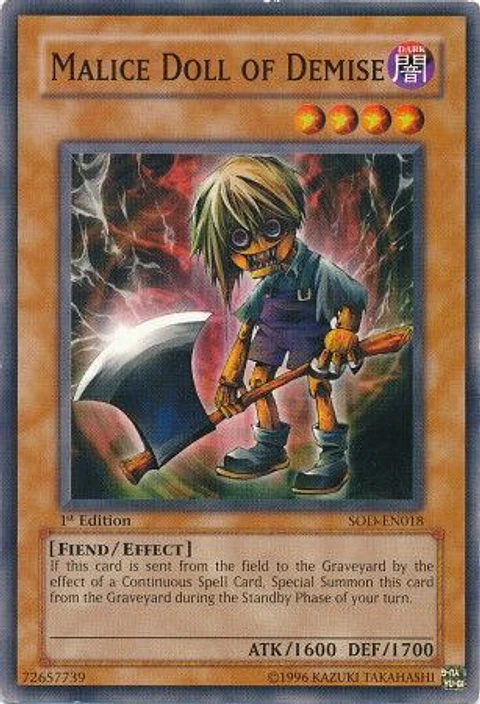 Malice Doll of Demise - SOD-EN018 - Common