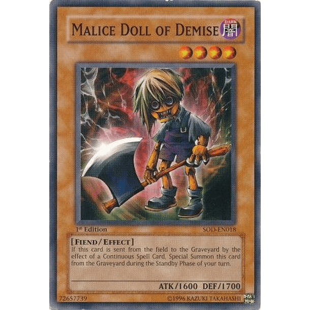 Malice Doll of Demise - SOD-EN018 - Common