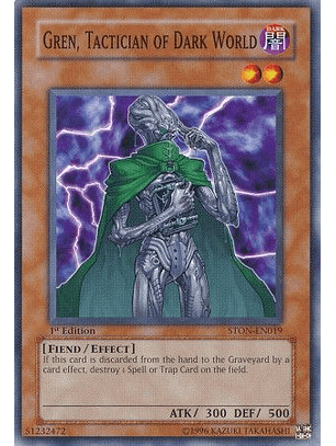 Gren, Tactician of Dark World - STON-EN019 - Common
