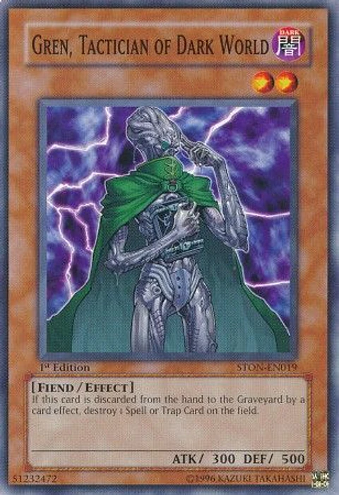 Gren, Tactician of Dark World - STON-EN019 - Common