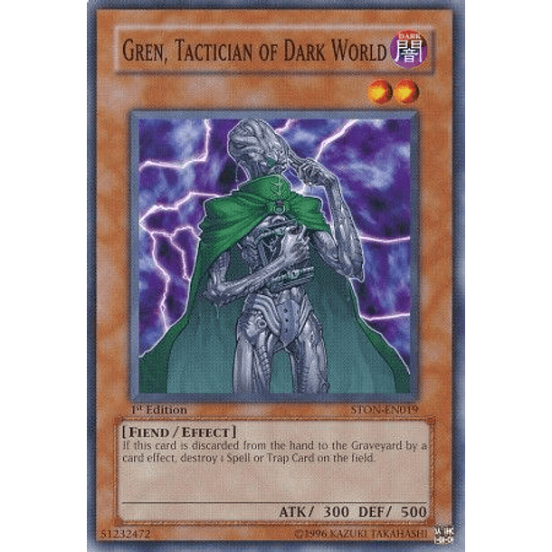Gren, Tactician of Dark World - STON-EN019 - Common