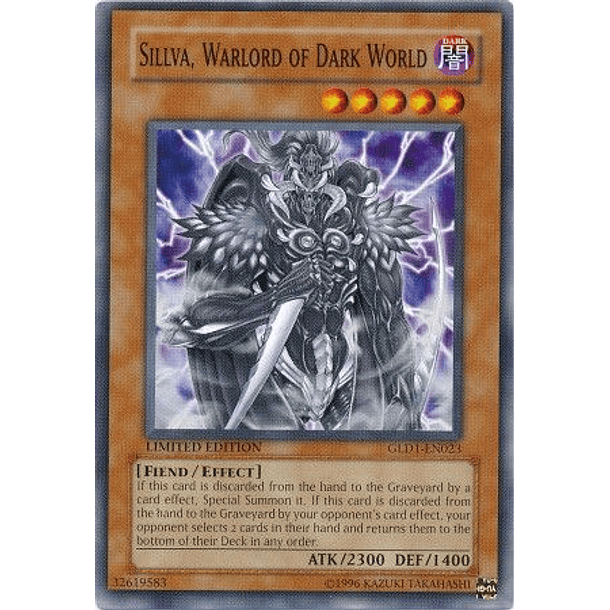 Sillva, Warlord of Dark World - GLD1-EN023 
