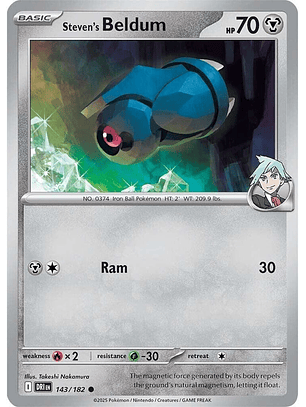 Steven's Beldum - 143/182 - Common - DRI 