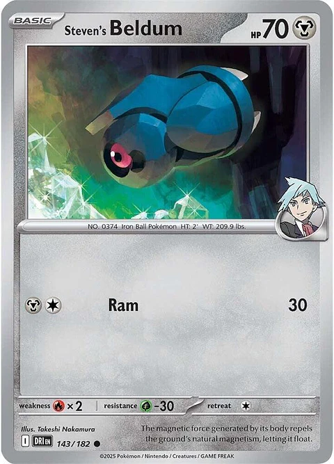 Steven's Beldum - 143/182 - Common - DRI 