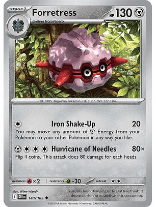 Forretress - 140/182 - Uncommon - DRI 