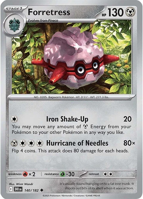 Forretress - 140/182 - Uncommon - DRI 