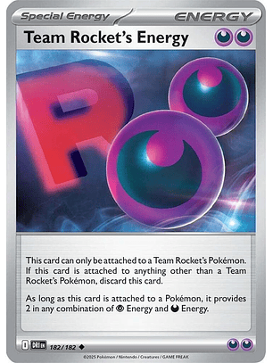 Team Rocket's Energy - 182/182 - Uncommon - DRI 
