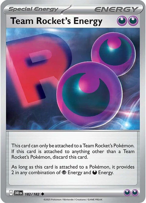 Team Rocket's Energy - 182/182 - Uncommon - DRI 