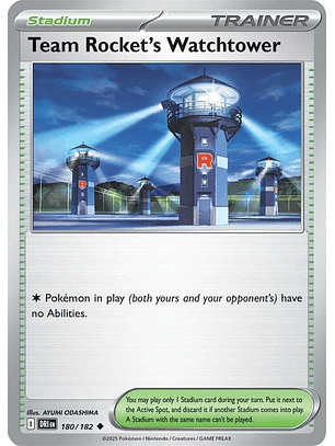 Team Rocket's Watchtower - 180/182 - Uncommon - DRI 
