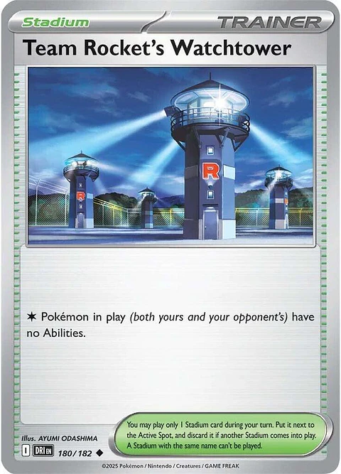 Team Rocket's Watchtower - 180/182 - Uncommon - DRI 