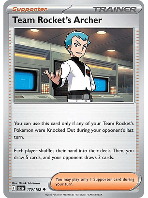 Team Rocket's Archer - 170/182 - Uncommon - DRI 