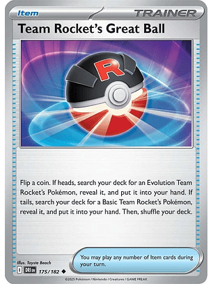 Team Rocket's Great Ball - 175/182 - Uncommon - DRI 