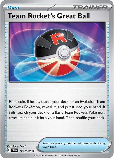 Team Rocket's Great Ball - 175/182 - Uncommon - DRI 