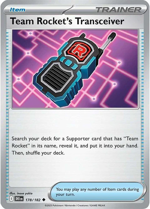 Team Rocket's Transceiver - 178/182 - Uncommon - DRI 