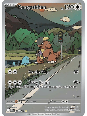Kangaskhan - 204/182 - Illustration Rare - DRI 