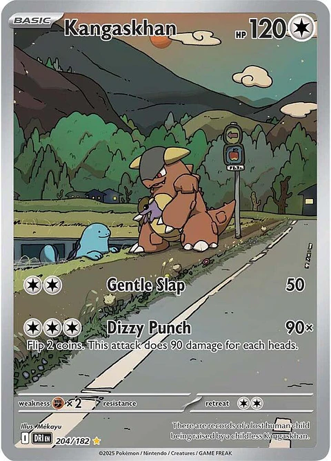 Kangaskhan - 204/182 - Illustration Rare - DRI 