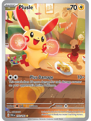 Plusle - 193/182 - Illustration Rare - PAR