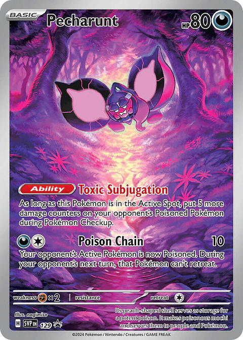 Pecharunt - SVP129 - Illustration Rare Promo SFA