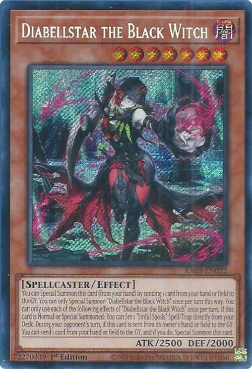 Diabellstar the Black Witch - RA03-EN032 1