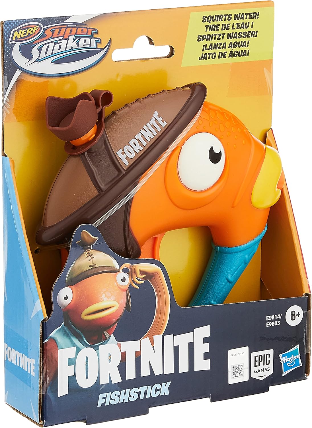 Nerf Super Soaker Fortnite Palo de Pescado Agua Micro Blaster (Daño en caja) 4