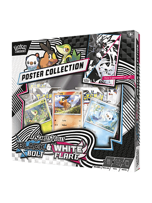 Pokemon TCG Scarlet & Violet – Black Bolt & White Flare - Poster Collection 