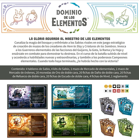 Dominio de los Elementos – Juego de Mesa