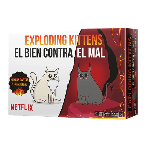 Exploding Kittens - Edición El Bien contra El Mal 