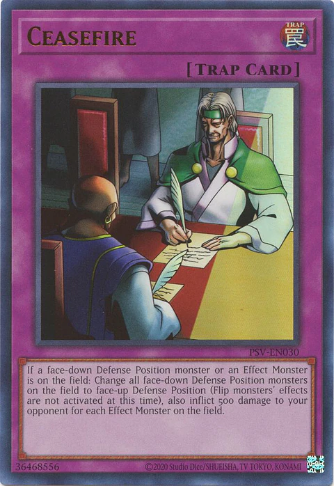 Ceasefire - PSV-EN030 - Ultra Rare Unlimited (25th Reprint)