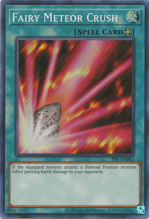 Fairy Meteor Crush - PSV-EN063 - Super Rare Unlimited (25th Reprint)