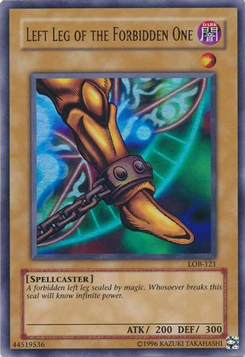 Left Leg of the Forbidden One - LOB-121 - Ultra Rare Unlimited