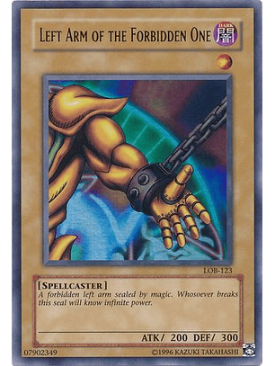 Left Arm of the Forbidden One - LOB-123 - Ultra Rare Unlimited
