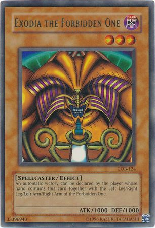 Exodia the Forbidden One - LOB-124 - Ultra Rare Unlimited 1