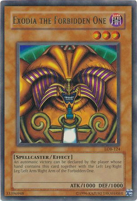 Exodia the Forbidden One - LOB-124 - Ultra Rare Unlimited