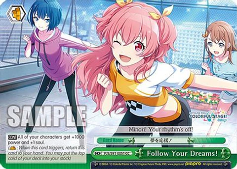 Follow Your Dreams! - PJS/S91-E051CC - Climax Common